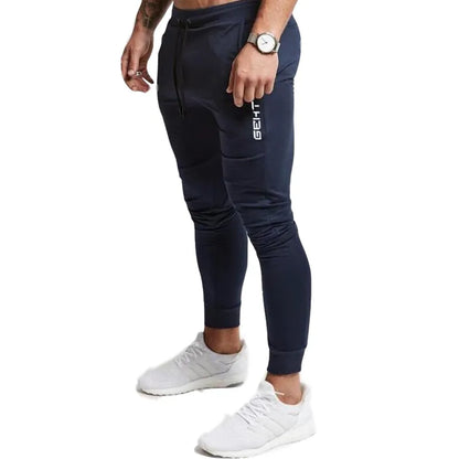 2022 GEHT brand Casual Skinny Pants Mens Joggers Sweatpants Fitness Workout Brand Track pants New Autumn Male Fashion Trousers