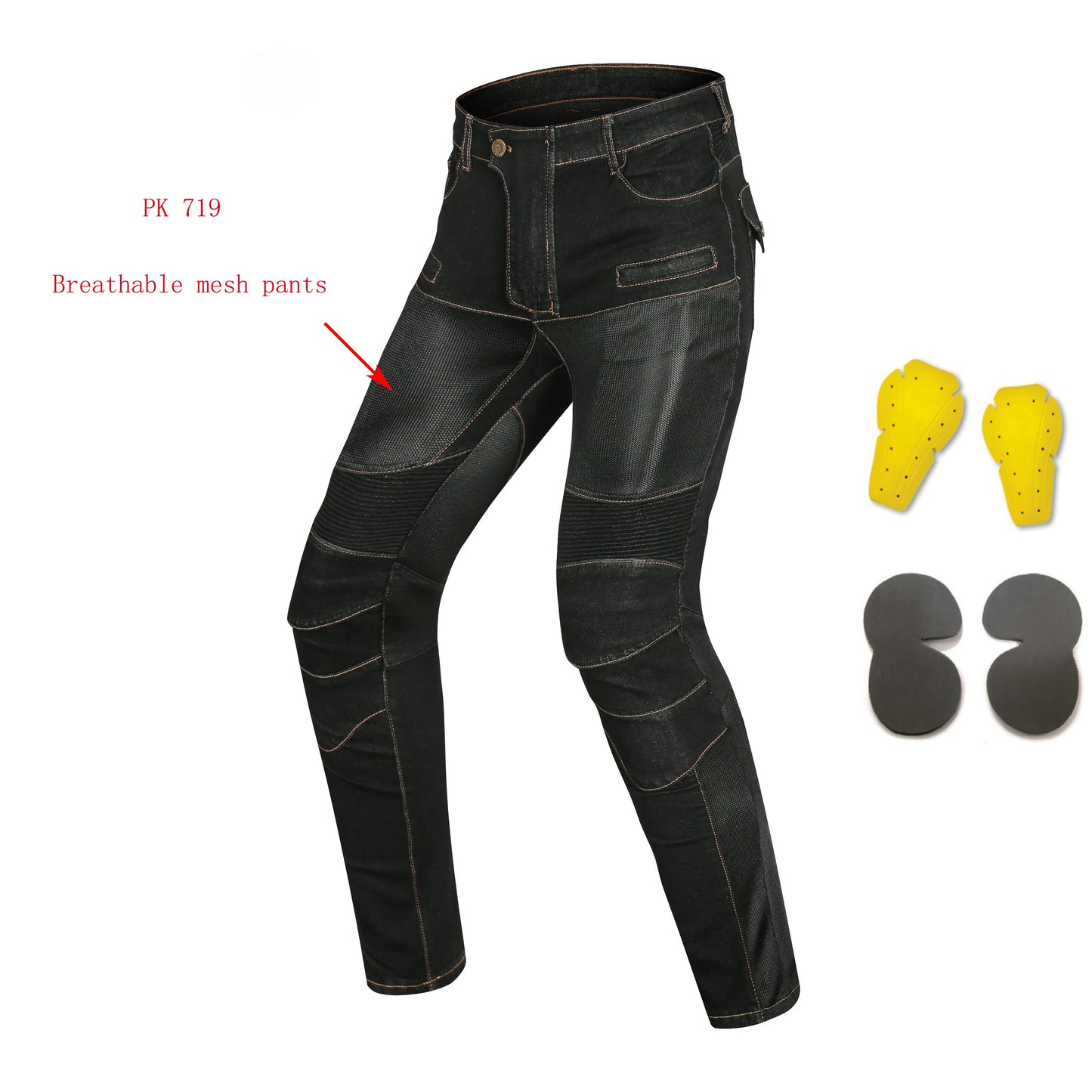 New style spring and summer breathable motorcycle riding pants rider anti-fall motorcycle jeans men and women protective gear - MAGNET MARKET