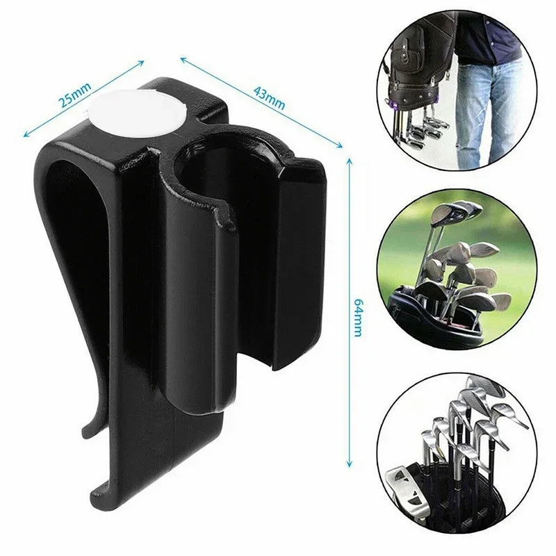 Golf Putter Holder Golf Bag Clip Fixed Golf Clubs Buckle Ball Training Aids Golf Accessories Outdoor Sports Game Swing Trainer