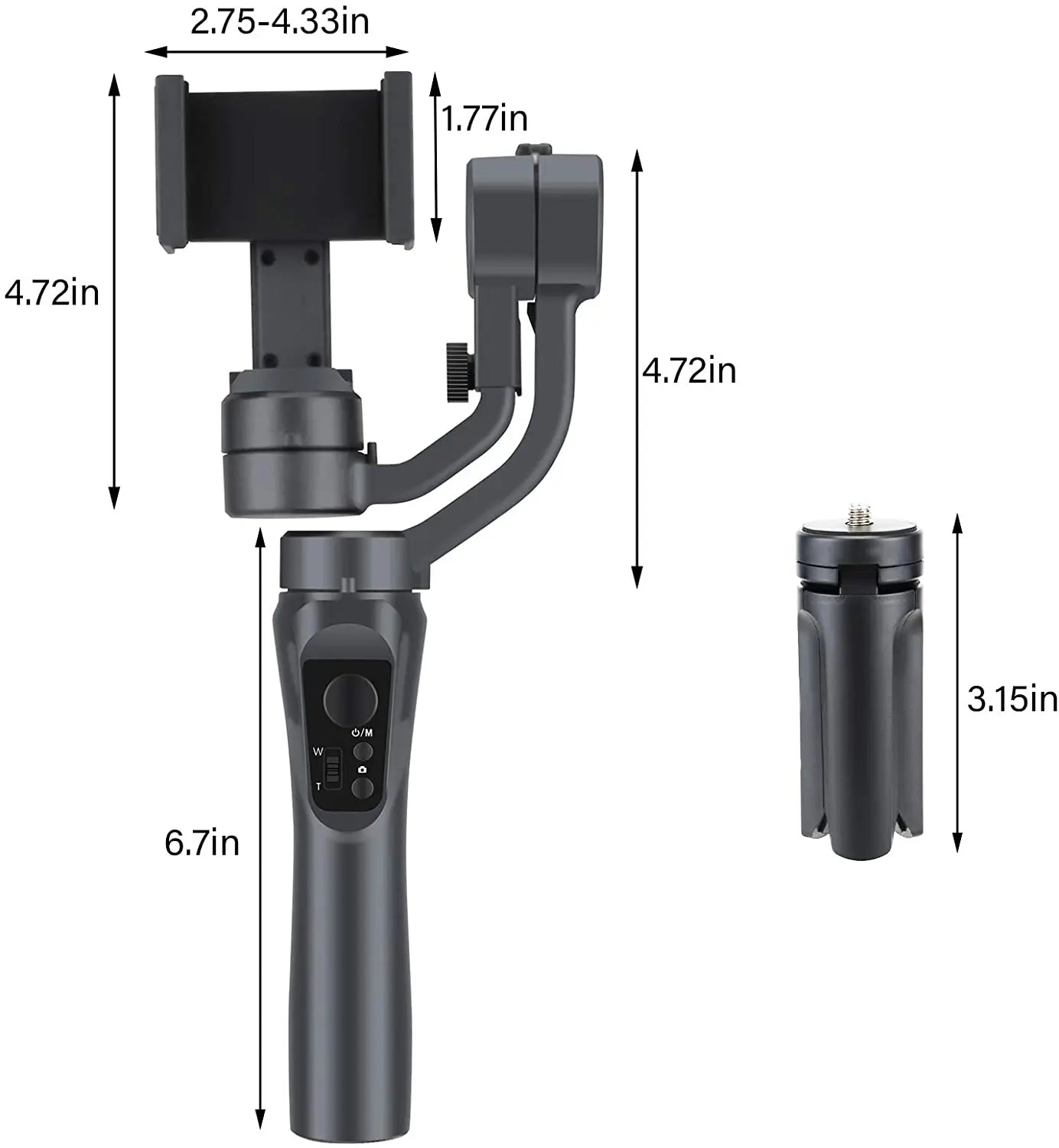 F6 3 Axis Gimbal Handheld Stabilizer Cellphone Action Camera Holder Anti Shake Video Record Smartphone Gimbal For Phone