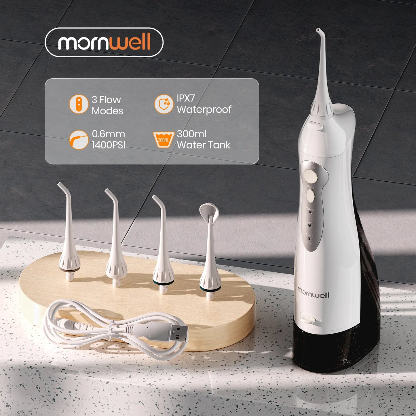 Enhance Oral Care: D52 USB Rechargeable Dental Water Jet - MAGNET MARKET