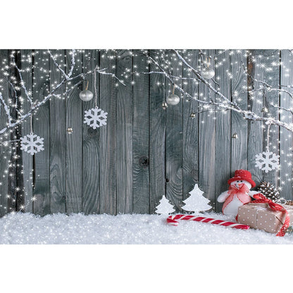 Beenle Merry Christmas Photography Background Tree Gift Window Fireplace Portrait Family Party Decor Backdrop for Photo Studio