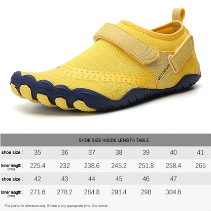 Unisex Swimming Water Shoes Men Barefoot Outdoor Beach Sandals Upstream Aqua Shoes Plus Size Nonslip River Sea Diving Sneakers