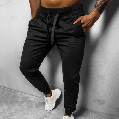 Side Stripe Ultra-soft New Autumn Men Gym Training Jogging Pants Men Joggers Slim Fit Sweatpants Cotton Running Sport Pants